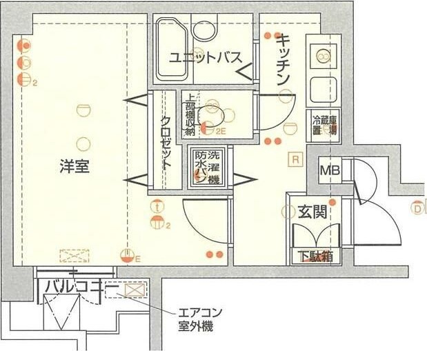 グランヴァン池袋西 305号室 間取り