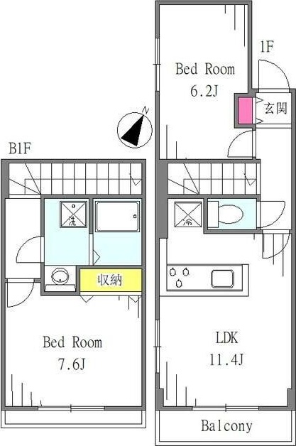 ＬＡＰｉＳ西新宿五丁目 間取り図