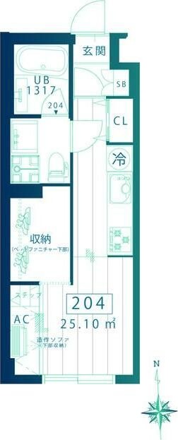 蔵創目白 204号室 間取り