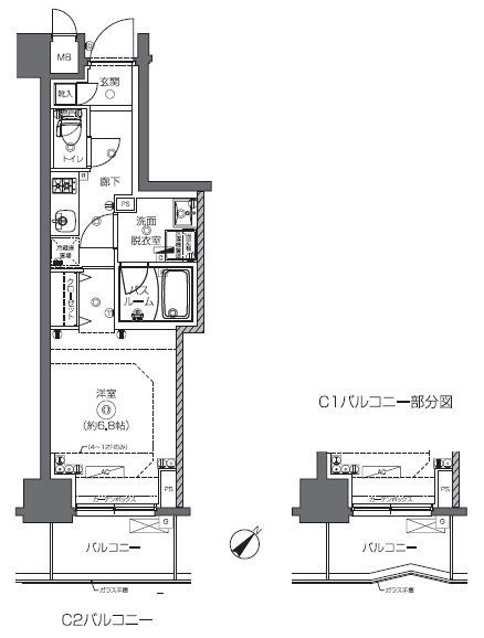 ZOOM日本橋馬喰町 間取り