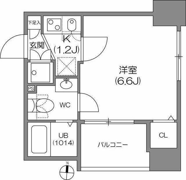 アジールコート中野坂上 間取り