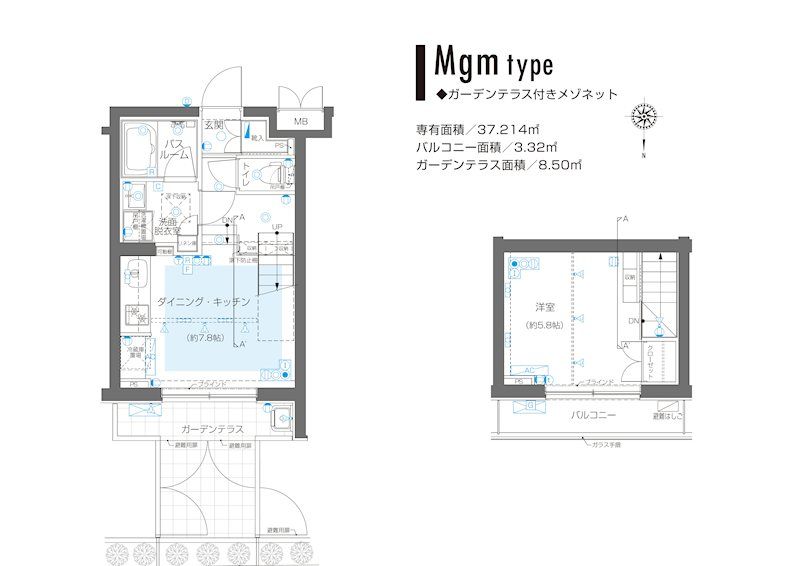 ZOOM目黒かむろ坂 間取り