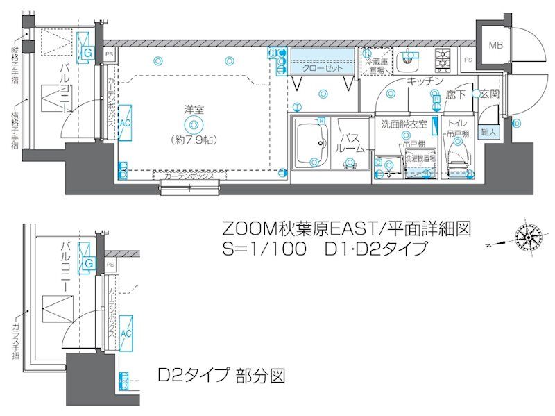 ZOOM秋葉原EAST 間取り