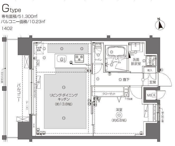 ZOOM王子神谷 間取り