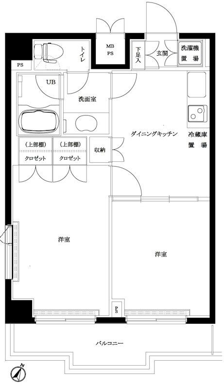 ルーブル中野沼袋 間取り