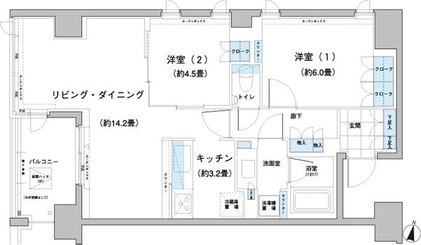 ガーデニエール砧レジデンス 間取り