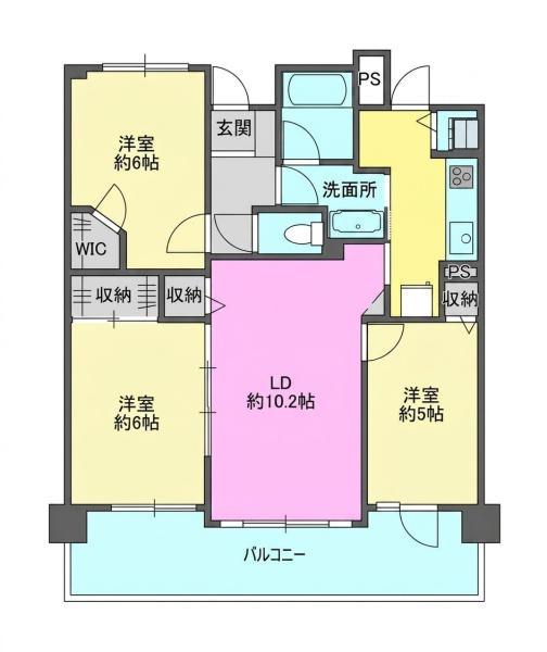 レクセルガーデン茅ヶ崎 間取り
