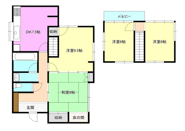 代官町貸家 間取り