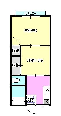 ハイツ土屋 間取り