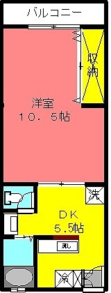 Ｍビル　ｃａｓａＭ 間取り