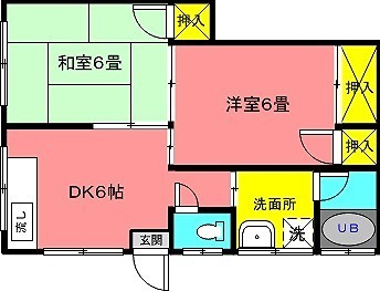常新町テラスハウス 間取り