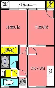 メゾン第２こぶし 間取り