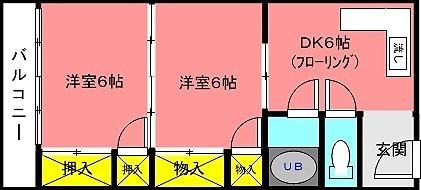 メゾン第３こぶし 間取り