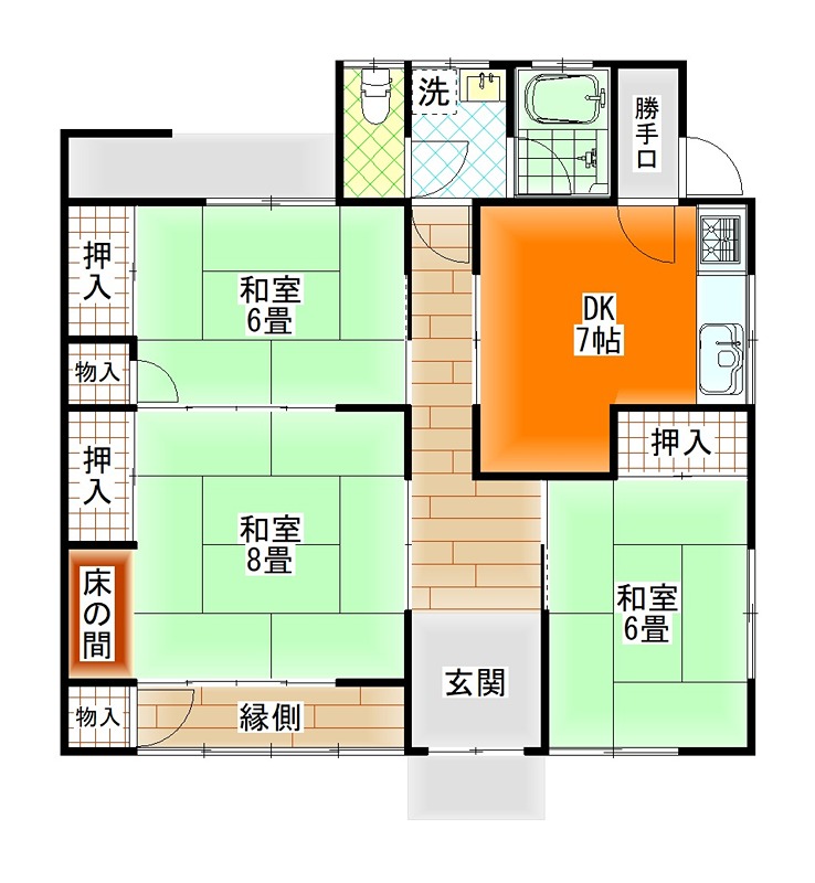京都府舞鶴市余部上 間取り
