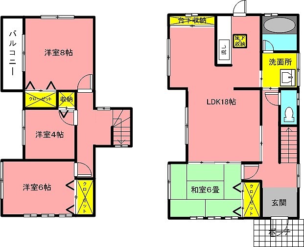 京都府舞鶴市余部上 間取り