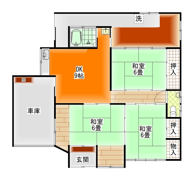 京都府舞鶴市森本町 間取り