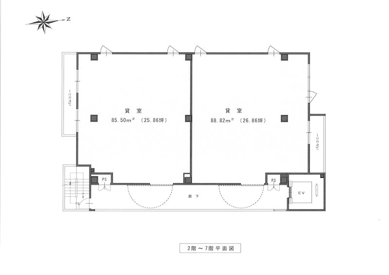 SHIKO bldg 間取り