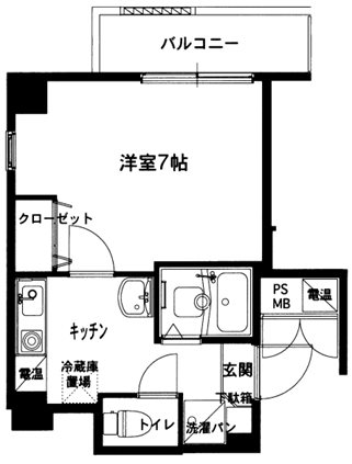 プレアデス桃谷 間取り