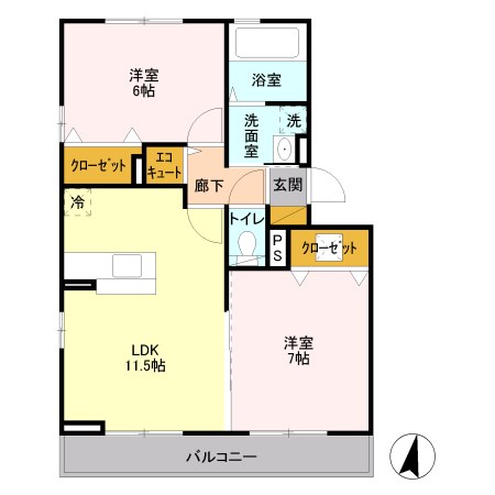 ゴールドパストラルⅥ 間取り