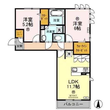ロイジェントパークス　レイクタウン　Ⅲ　Ｍ 間取り