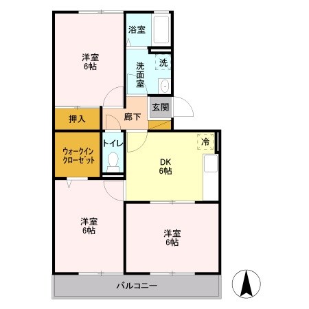 ピラタス　Ⅴ 間取り