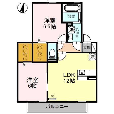 エターナヴィレッジA 間取り