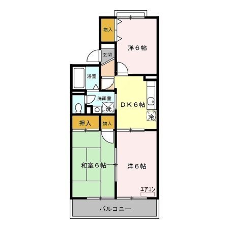 セジュール　Ⅱ 間取り
