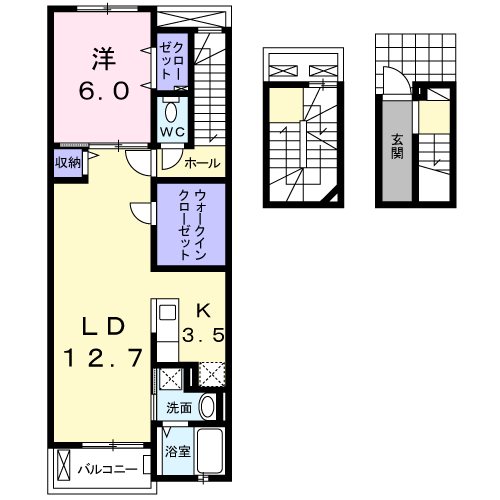 グラース・アビタシオンⅣ 間取り
