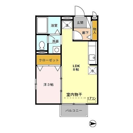 エスポワール茜町 間取り