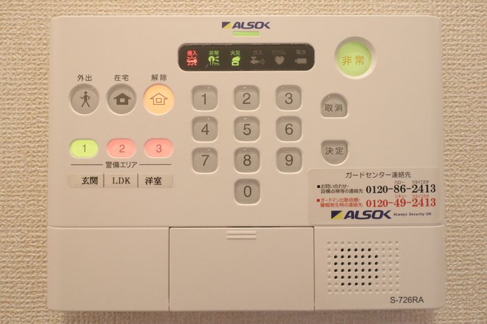 ゼルコバ　Ⅱ  セキュリティ