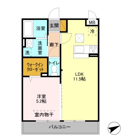 アルバ・グラートＢ 間取り