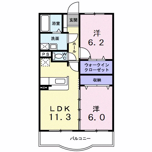 ヒル　フィールド　ブリーズ館 間取り