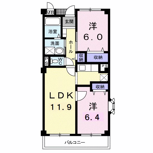 アビタシオン早稲田 間取り