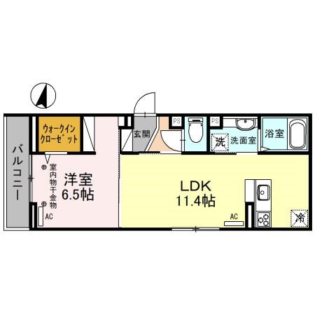 アヴァンス八潮 B 間取り