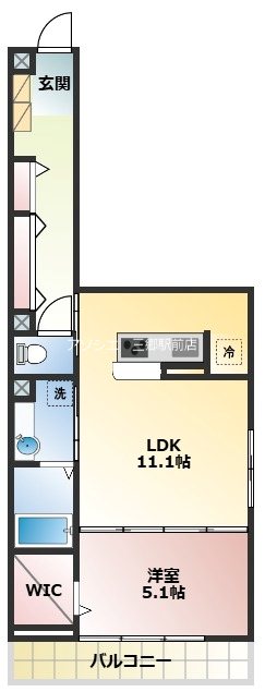 アヴァンス八潮 C 間取り