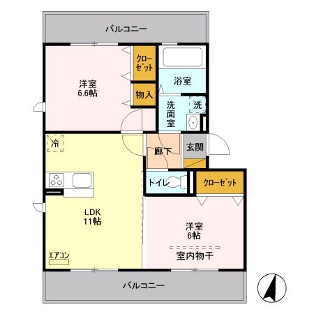 GRACE　Ⅱ 間取り