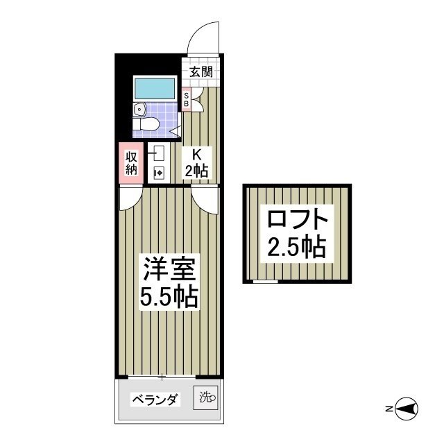 アルトーロ蒲生Ⅱ 間取り