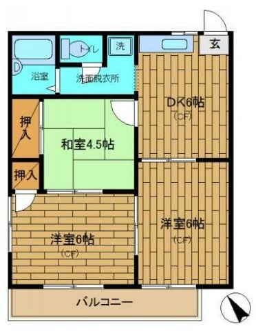 エクセルハイツ野崎 間取り