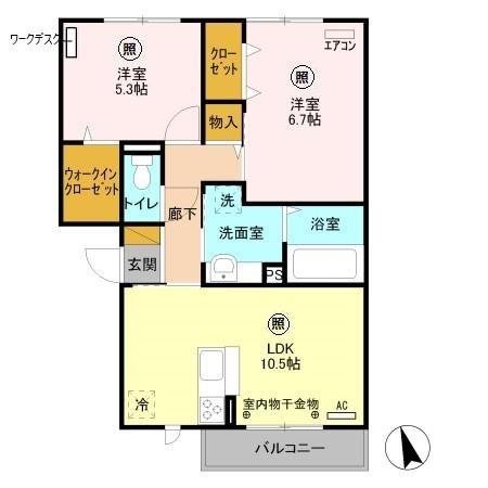 エスペーロ八潮 間取り
