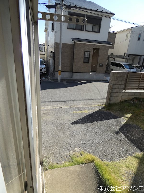 赤山町ハイツ ベランダ