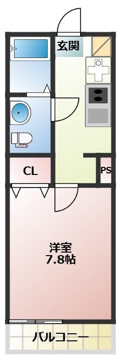 MQuarto蒲生 間取り