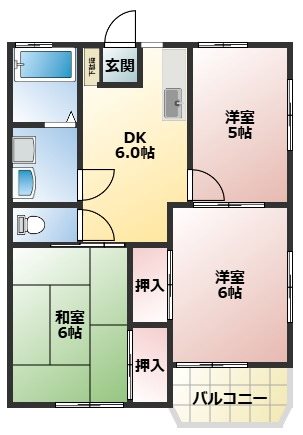 サンハイツ 間取り