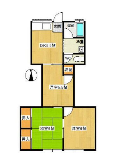 沖ハイツ 間取り