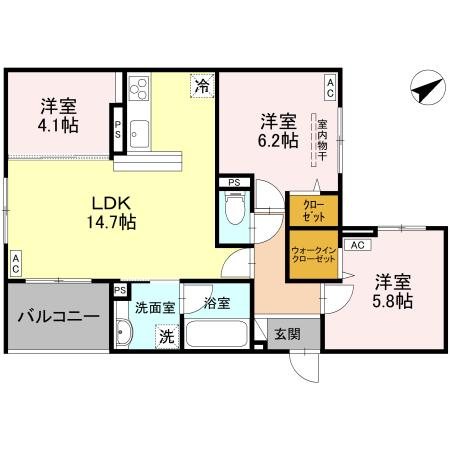 モンステラ 間取り