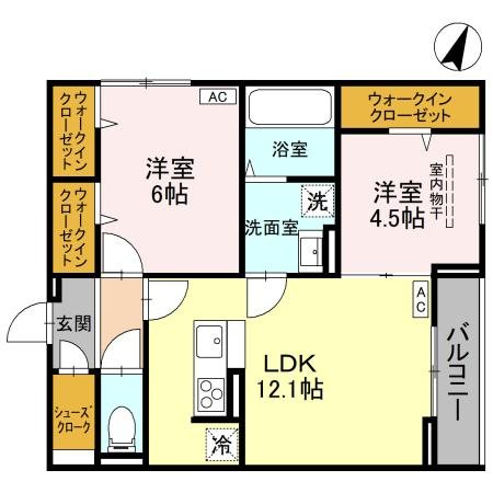 アドラブール　A棟 間取り