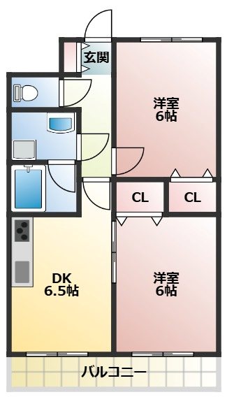 エクセレントこはく 間取り