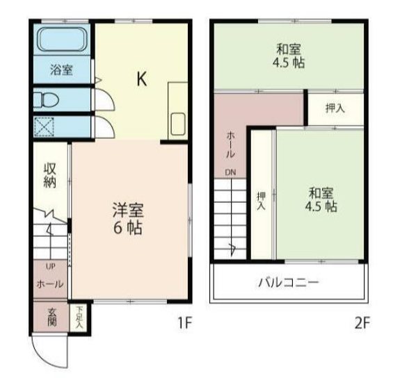 フルールみさと　C 間取り