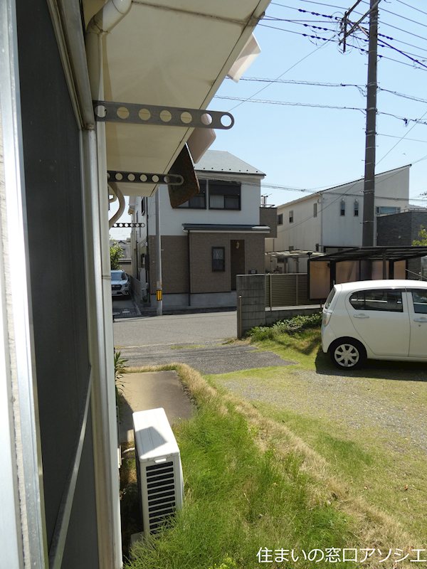 赤山町ハイツ ベランダ