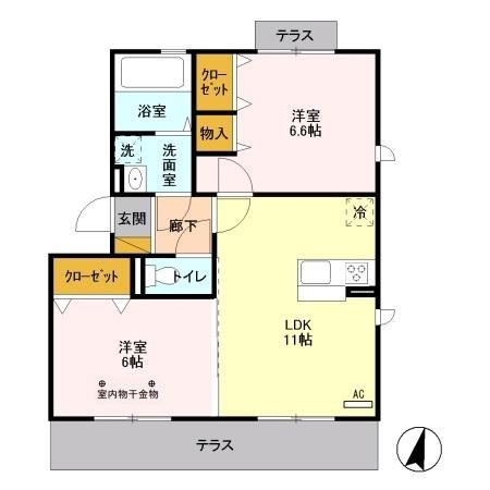 GRACE　Ⅰ 間取り