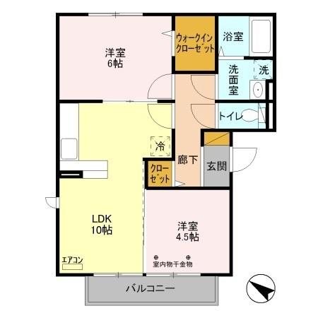 スカイハイム 間取り